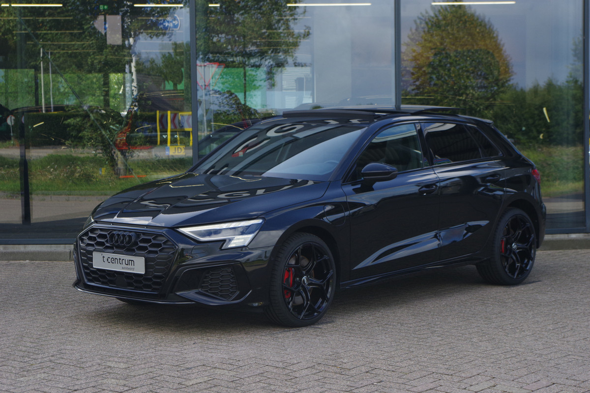 Audi A3 Sportback 45 TFSI e S-Line Edition Competition 245 PK PHEV, Panoramadak, B&O Sound, Adap. Cruise Control Audi A3 Sportback 45 TFSI e S-Line Edition Competition 245 PK PHEV, Panoramadak, B&O Sound, Adap. Cruise Control