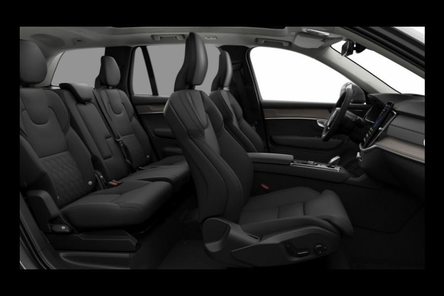 Volvo XC90 T8455PK Automaat Plug-in hybrid AWD Ultra Bright Luchtvering / Trekhaak / Panoramadak / Google services / Elektrisch bedienbare voorstoelen met geheugen / Stoelverwarming voor en achter