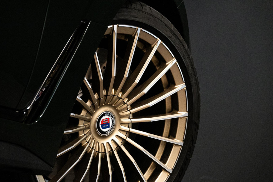Alpina B4 GT Gran Coupe *Nr. 50 / Brewster Green / Schuif-/kanteldak / Harman Kardon / Standverwarming / Keyless / HUD / Surround-View*