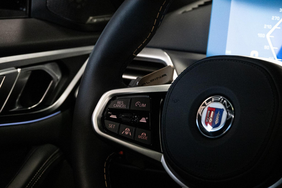 Alpina B4 GT Gran Coupe *Nr. 50 / Brewster Green / Schuif-/kanteldak / Harman Kardon / Standverwarming / Keyless / HUD / Surround-View*