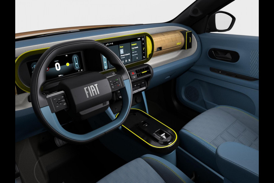 Fiat Grande Panda 1.2 Hybrid La Prima | Private Lease actie € 479,-*  | Automaat | Camera | Clima | Apple Carplay | Cruise | Navi | 17" | Winter Pack