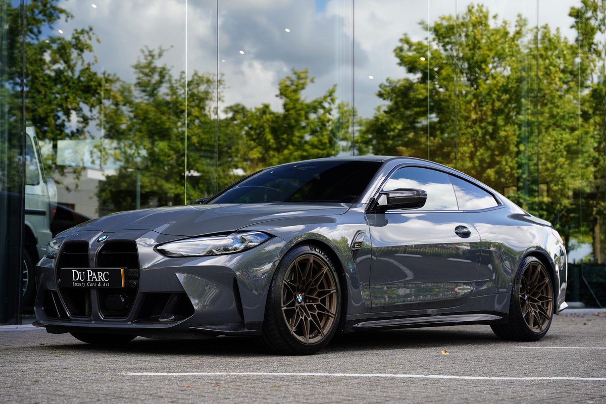 BMW 4 Serie Coupé M4 X-Drive Competition Individual Grigio Telesto, Mosselman, R44, Eventuri