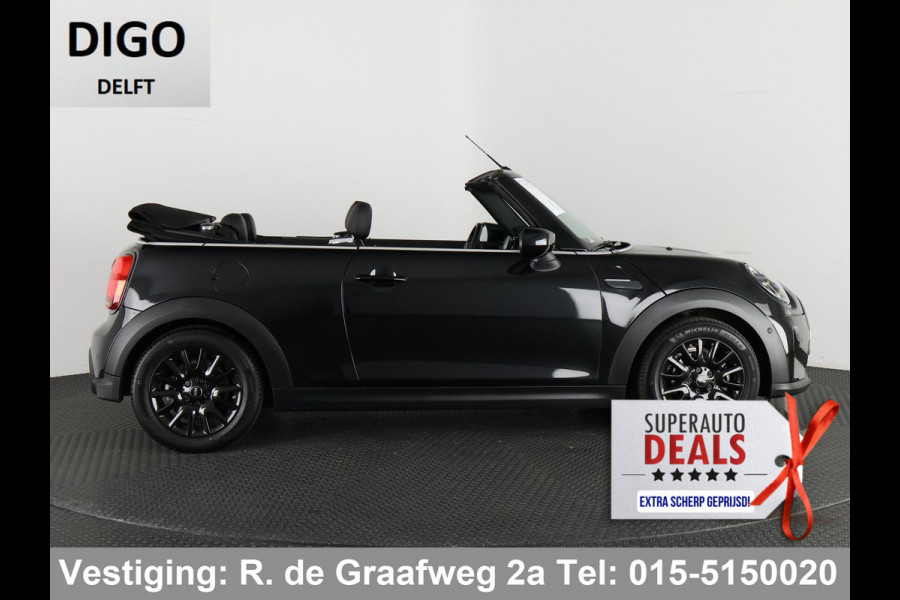 MINI Cabrio 1.5 Cooper Black-Sport Automaat 140 PK | Navigatie | Camera | Climate Control |