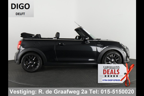 MINI Cabrio 1.5 Cooper Black-Sport Automaat 140 PK | Navigatie | Camera | Climate Control |