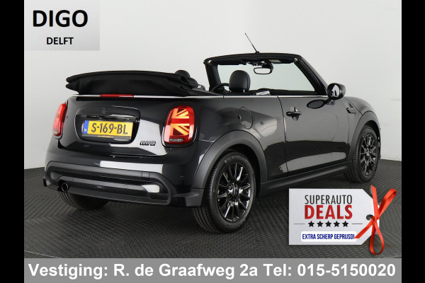 MINI Cabrio 1.5 Cooper Black-Sport Automaat 140 PK | Navigatie | Camera | Climate Control |