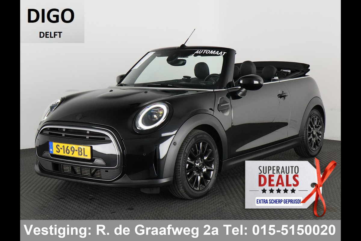MINI Cabrio 1.5 Cooper Black-Sport Automaat 140 PK | Navigatie | Camera | Climate Control |