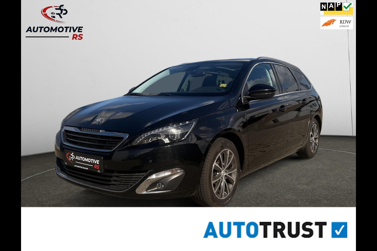 Peugeot 308 SW 1.2 PureTech Blue Lease Premium 131PK|Trekhaak Navi Clima Pano Cruise Camera Pdc v+a distrubutie riem vervangen