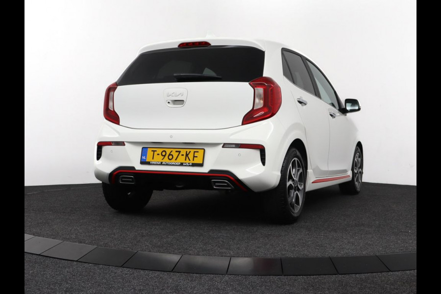 Kia Picanto 1.0 DPi GT-Line - Navigatie - Cruise Control - Camera - Leder - Keyless - Apple CarPlay/Android Auto - Fabrieksgarantie tot 07-2030