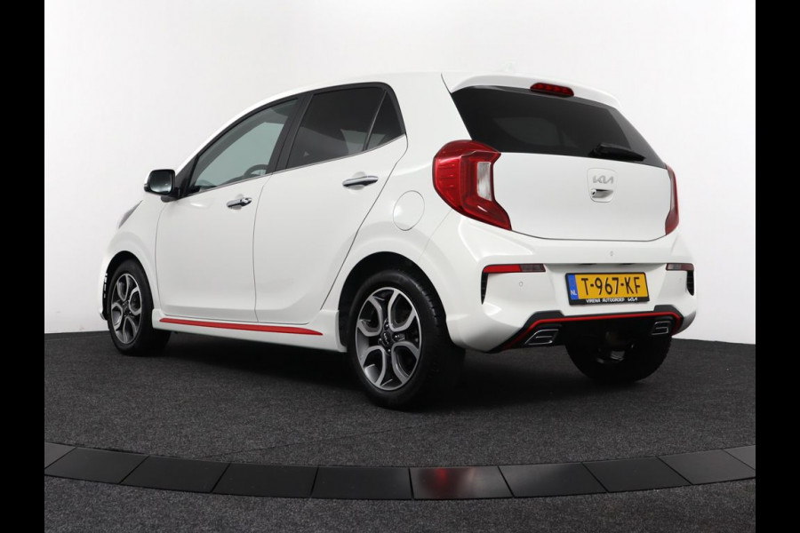 Kia Picanto 1.0 DPi GT-Line - Navigatie - Cruise Control - Camera - Leder - Keyless - Apple CarPlay/Android Auto - Fabrieksgarantie tot 07-2030