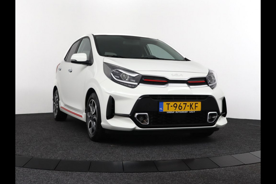 Kia Picanto 1.0 DPi GT-Line - Navigatie - Cruise Control - Camera - Leder - Keyless - Apple CarPlay/Android Auto - Fabrieksgarantie tot 07-2030