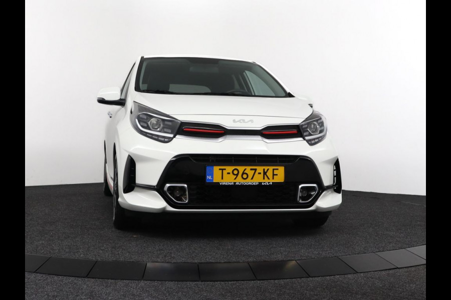 Kia Picanto 1.0 DPi GT-Line - Navigatie - Cruise Control - Camera - Leder - Keyless - Apple CarPlay/Android Auto - Fabrieksgarantie tot 07-2030