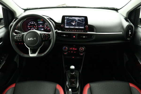 Kia Picanto 1.0 DPi GT-Line - Navigatie - Cruise Control - Camera - Leder - Keyless - Apple CarPlay/Android Auto - Fabrieksgarantie tot 07-2030