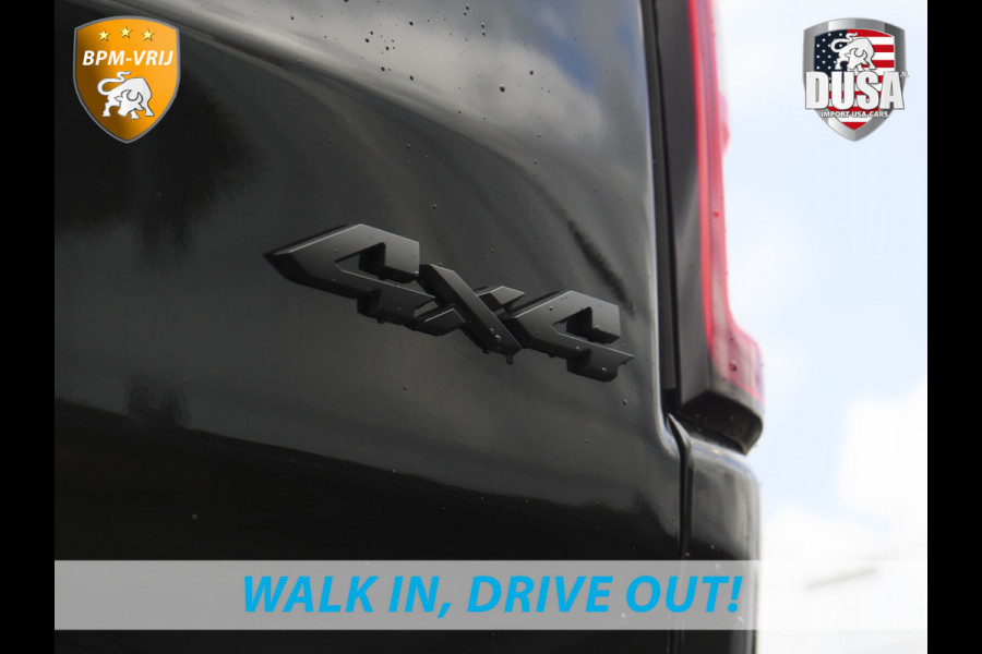 Dodge Ram | 1500 | Rebel | Night | 4x4 | Crew Cab | 3.0L Twin-turbo I6 | BPM-VRIJ | LPG | 10,2 inch Passenger Screen | Harman Kardon | Incl trekhaak | Incl LPG Getoonde accessoires zijn verkrijgbaar tegen meerprijs