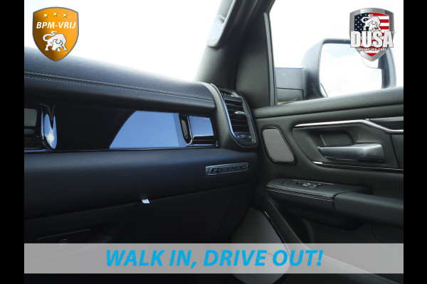 Dodge Ram | 1500 | Rebel | Night | 4x4 | Crew Cab | 3.0L Twin-turbo I6 | BPM-VRIJ | LPG | 10,2 inch Passenger Screen | Harman Kardon | Incl trekhaak | Incl LPG Getoonde accessoires zijn verkrijgbaar tegen meerprijs