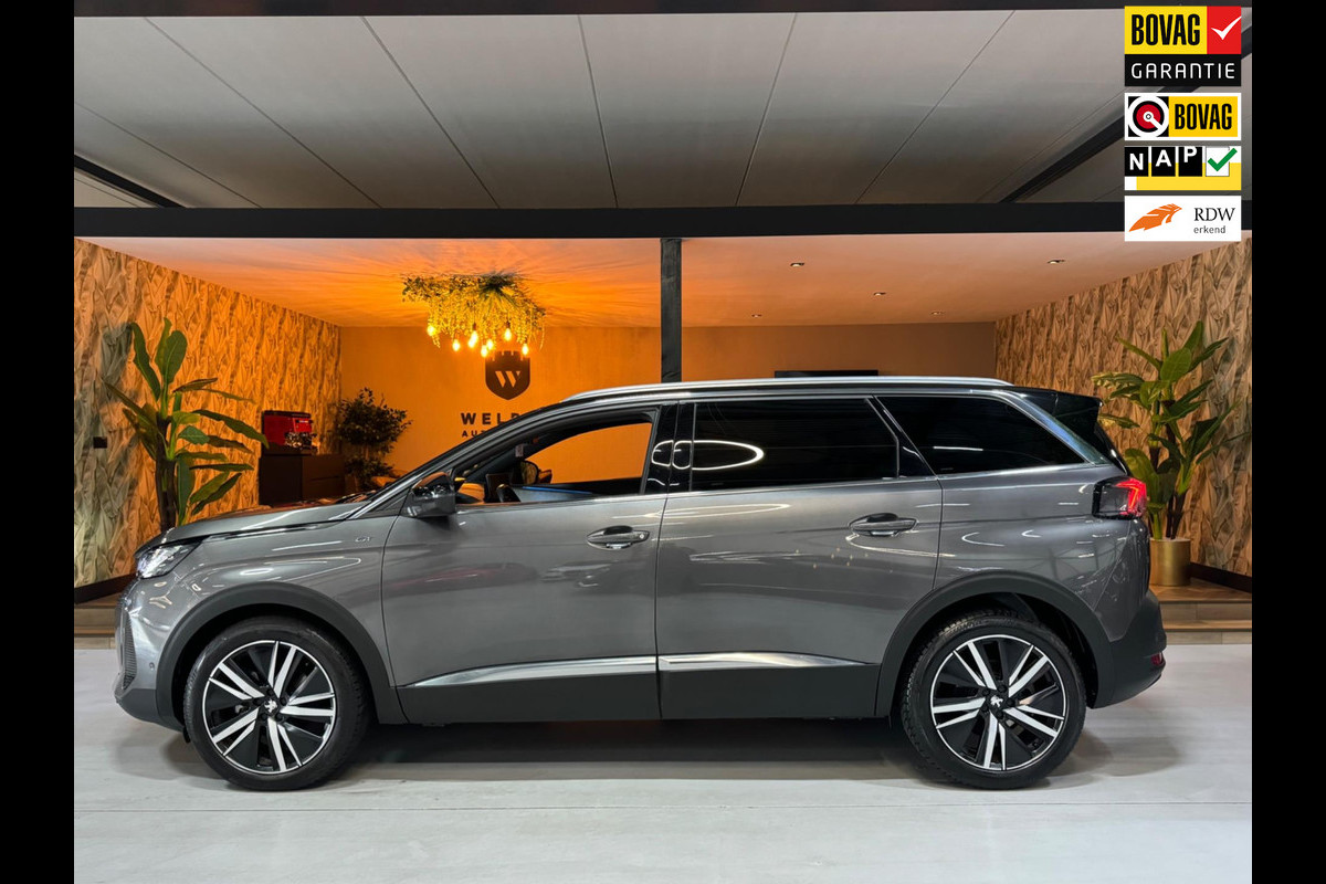 Peugeot 5008 1.2 PureTech GT-Line 7p. Garantie Trekhaak 360 Camera StoelVW Blindspot Elek Achterklep ACC Clima Navi Led Rijklaar