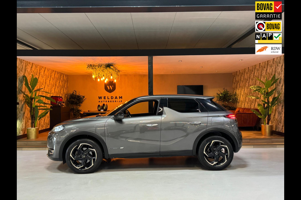 DS DS 3 Crossback 1.2 PureTech Opera Garantie CarPlay 360 Camera Head-Up Leder ACC Clima Navi Led Dab Rijklaar