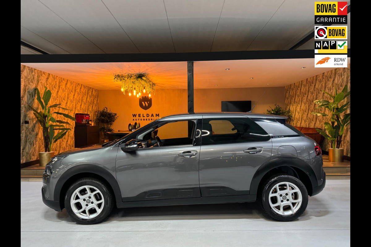 Citroën C4 Cactus 1.2 PureTech Shine Garantie CarPlay Cruise Clima Navi Led DAB Parkeerhulp Rijklaar