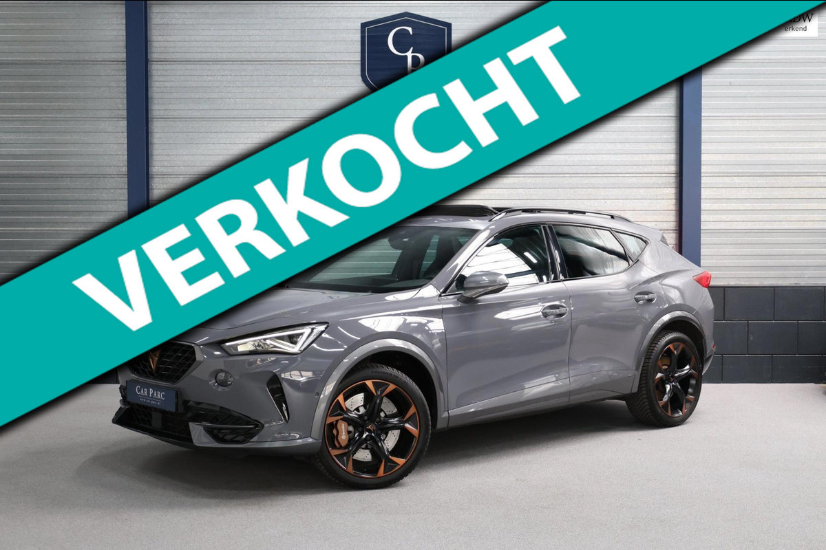 CUPRA Formentor 2.0 TSI 4DRIVE 310+PK BREMBO/LED/VIRTUAL/SFEER/BEATS/PANO/HALF LEDER+S.VERWARMING/19"/CAM/ACC/ECC/12 MDN GARANTIE! CUPRA Formentor 2.0 TSI 4DRIVE 310+PK BREMBO/LED/VIRTUAL/SFEER/BEATS/PANO/HALF LEDER+S.VERWARMING/19"/CAM/ACC/ECC/12 MDN GARANTIE!