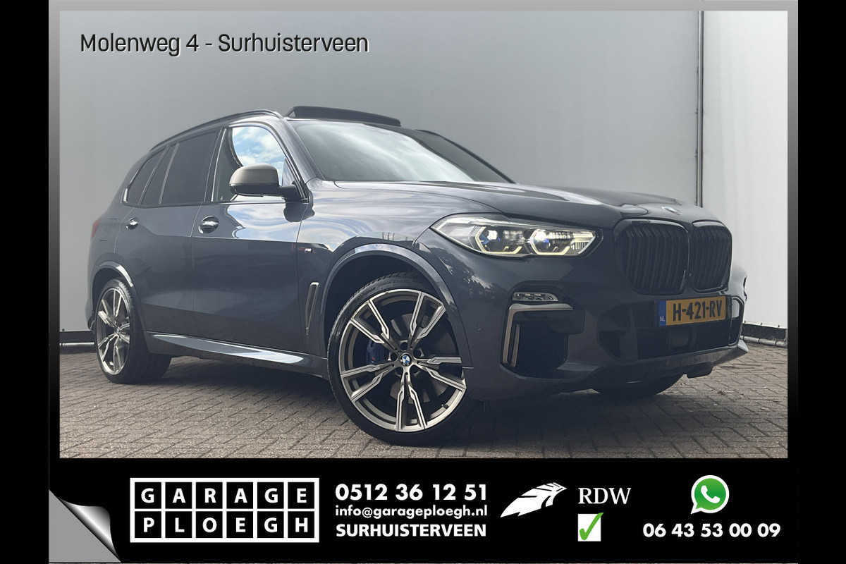 BMW X5 M50D 400PK High Executive Incl.BTW M-Sport Pano HK 360°Cam Leer HUD Trekhaak VOL!