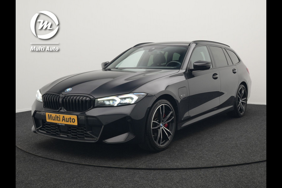 BMW 3 Serie Touring 330e M Sport Facelift Model Plug In Hybrid 292pk Dealer O.H PHEV | Widescreen Navi | Adaptive Cruise | Alcantara Sportstoelen Memory & Verwarmd | Camera | Sfeerverlichting | Apple Carplay | Blis | Keyless | DAB |