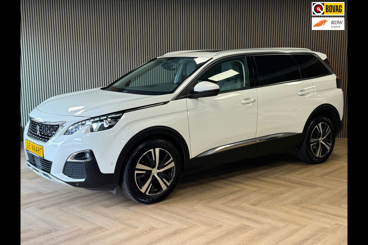Peugeot 5008 1.2 PureTech Allure 7P. DEALER ONDERHOUDEN PANO CRUISE CONTROL CAMERA APPLE CARPLAY DODEHOEK