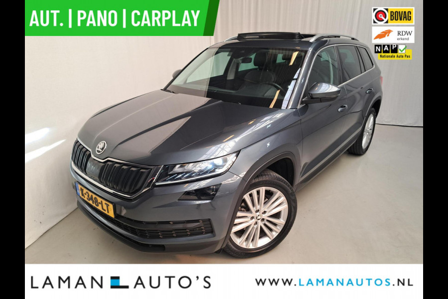 Škoda Kodiaq 1.5 TSI 150pk DSG Business Edition Aut. | Pano Open Dak Leder/Alcantara CarPlay Canton 19" Sirius LMV ECC Navi LED ACC Camera Me Škoda Kodiaq 1.5 TSI 150pk DSG Business Edition Aut. | Pano Open Dak Leder/Alcantara CarPlay Canton 19" Sirius LMV ECC Navi LED ACC Camera Me