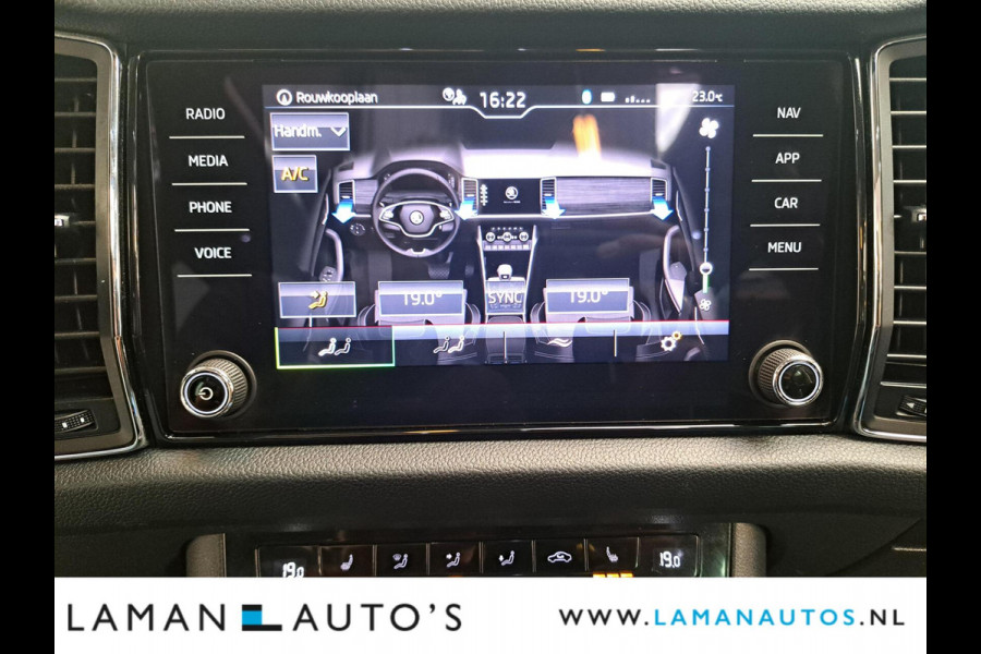 Škoda Kodiaq 1.5 TSI 150pk DSG Business Edition Aut. | Pano Open Dak Leder/Alcantara CarPlay Canton 19" Sirius LMV ECC Navi LED ACC Camera Me Škoda Kodiaq 1.5 TSI 150pk DSG Business Edition Aut. | Pano Open Dak Leder/Alcantara CarPlay Canton 19" Sirius LMV ECC Navi LED ACC Camera Me