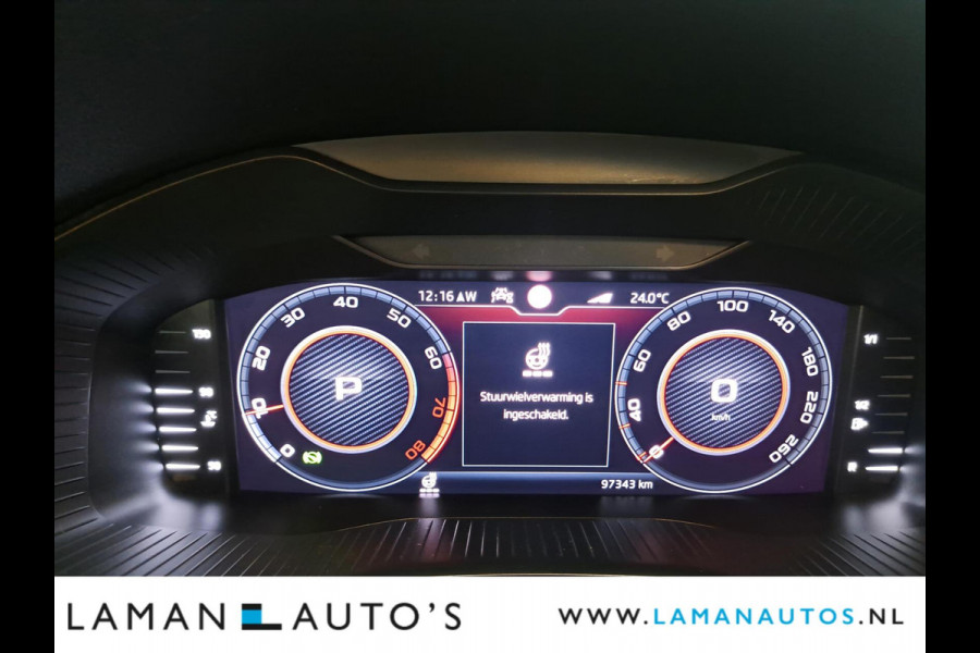 Škoda Kodiaq 1.5 TSI 150pk DSG Sportline Business Aut. | Panorama Open dak Virtual Leder/Alcantara CarPlay Columbus Canton 20" Vega LMV ECC N