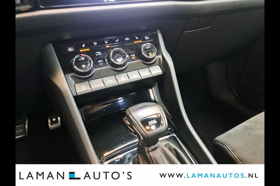 Škoda Kodiaq 1.5 TSI 150pk DSG Sportline Business Aut. | Panorama Open dak Virtual Leder/Alcantara CarPlay Columbus Canton 20" Vega LMV ECC N