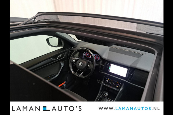 Škoda Kodiaq 1.5 TSI 150pk DSG Sportline Business Aut. | Panorama Open dak Virtual Leder/Alcantara CarPlay Columbus Canton 20" Vega LMV ECC N