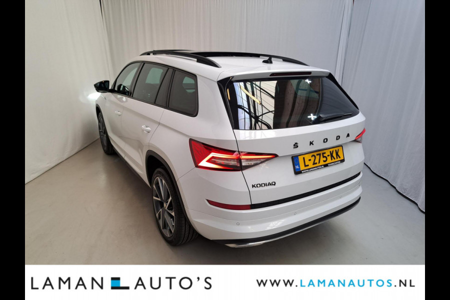 Škoda Kodiaq 1.5 TSI 150pk DSG Sportline Business Aut. | Panorama Open dak Virtual Leder/Alcantara CarPlay Columbus Canton 20" Vega LMV ECC N