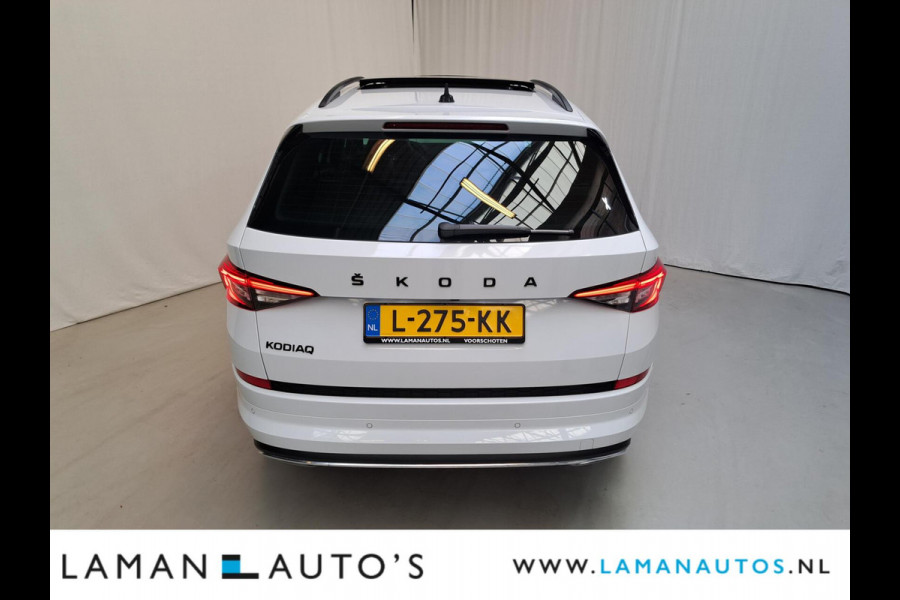 Škoda Kodiaq 1.5 TSI 150pk DSG Sportline Business Aut. | Panorama Open dak Virtual Leder/Alcantara CarPlay Columbus Canton 20" Vega LMV ECC N