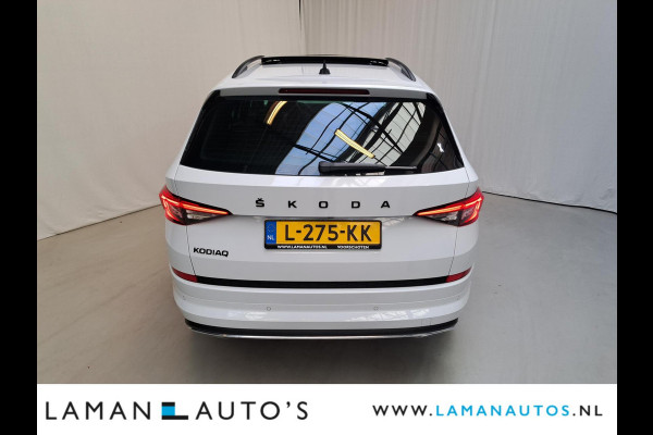 Škoda Kodiaq 1.5 TSI 150pk DSG Sportline Business Aut. | Panorama Open dak Virtual Leder/Alcantara CarPlay Columbus Canton 20" Vega LMV ECC N