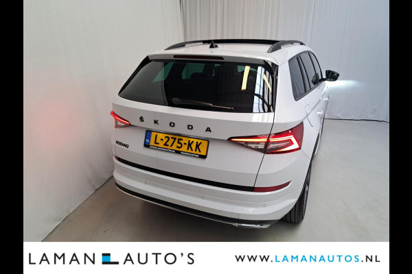 Škoda Kodiaq 1.5 TSI 150pk DSG Sportline Business Aut. | Panorama Open dak Virtual Leder/Alcantara CarPlay Columbus Canton 20" Vega LMV ECC N