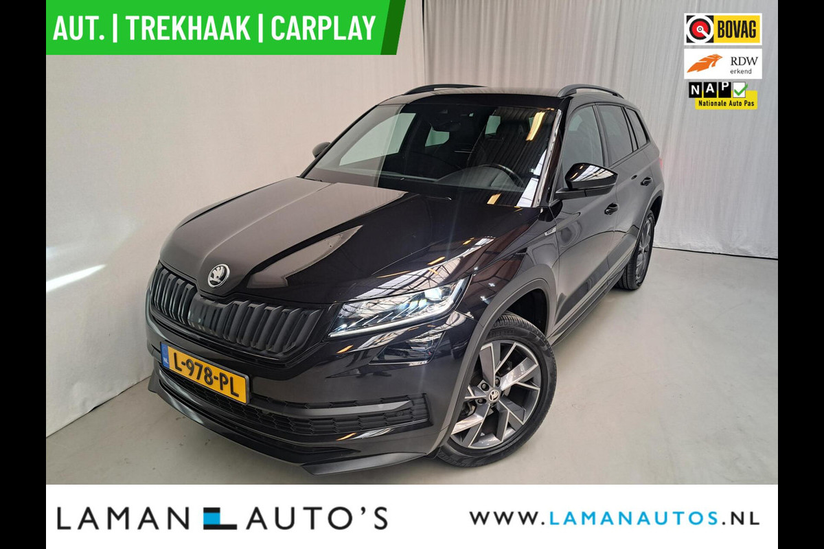 Škoda Kodiaq 1.5 TSI 150pk DSG Sportline Business Aut. | Virtual Leder/Alcantara CarPlay Canton 19" Triglav LMV ECC Navi LED ACC Camera Trekh