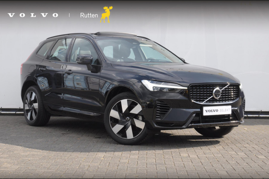 Volvo XC60 T6 350PK Automaat AWD Ultra Dark Trekhaak / BLIS / Harman Kardon audio / Head-up display / Harman Kardon audio / Panoramadak / BLIS / Elektrisch bedienbare voorstoelen / Memory seats / Verwarmbare stoelen / Keyless entry /