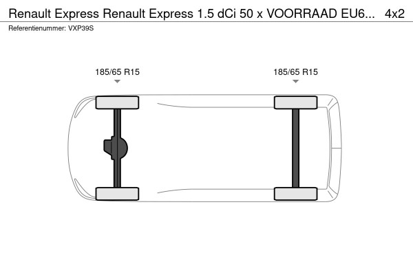 Renault Express Renault Express 1.5 dCi 50 x VOORRAAD EU6 GROOT NAVI AIRCO CRUISE CONTROL PDC