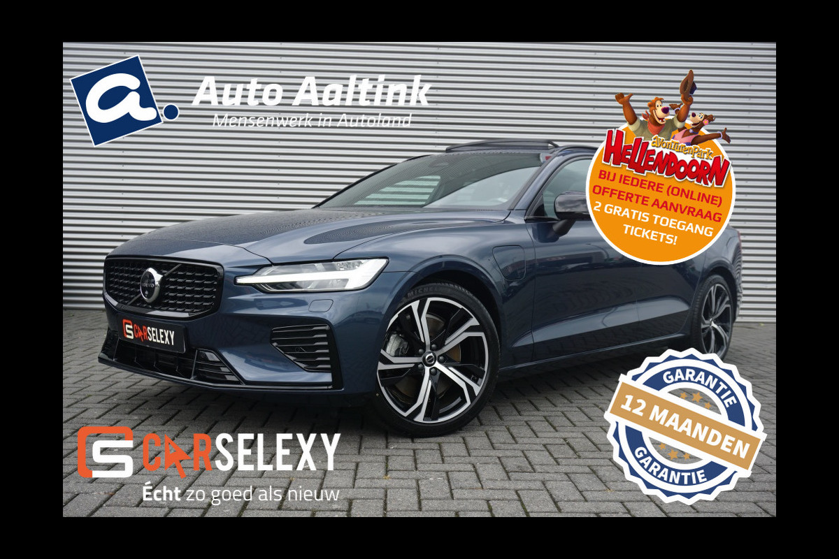 Volvo V60 PHEV T6 AWD ULTRA DARK SCHUIFDAK | WINTERPACK | H&K AUDIO | LUXE
