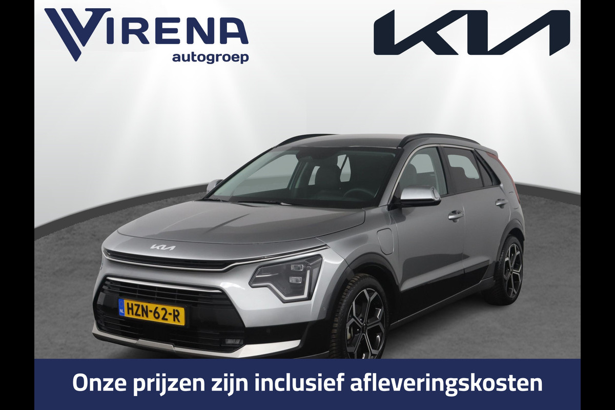 Kia Niro 1.6 GDi PHEV DynamicPlusLine - 1300kg trekgewicht - - Navigatie - Climate Control - Achteruitrij camera - Stoel ventilatie - Stoel/Stuurverwarming - Automatische achterklep Fabrieksgarantie tot 12-2029
