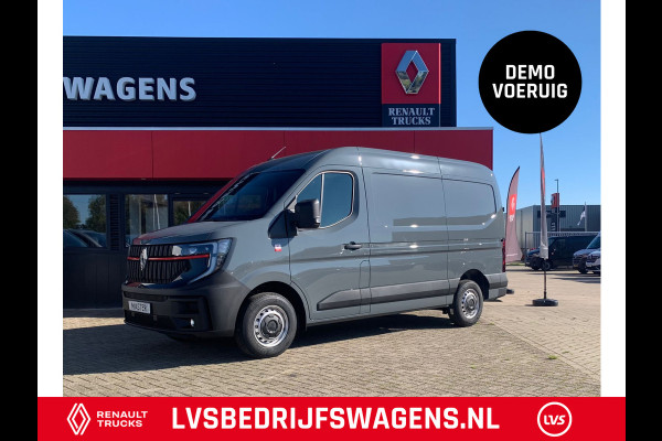 Renault Master T35 2.0 dCi 150 PK L2H2 Demonstratieauto, Trekhaak, Apple carplay, betimmering, zwarte LM velgen 17", zwarte side-bars