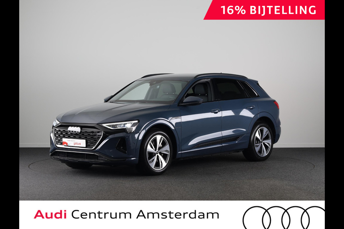 Audi Q8 e-tron 50 quattro Edition 95 kWh 340pk | Lederen bekleding | | 20 inch lichtmetalen velgen | Elektrisch verstelbare voorstoelen met geheugen | Parkeercamera | Audi Q8 e-tron 50 quattro Edition 95 kWh 340pk | Lederen bekleding | | 20 inch lichtmetalen velgen | Elektrisch verstelbare voorstoelen met geheugen | Parkeercamera |