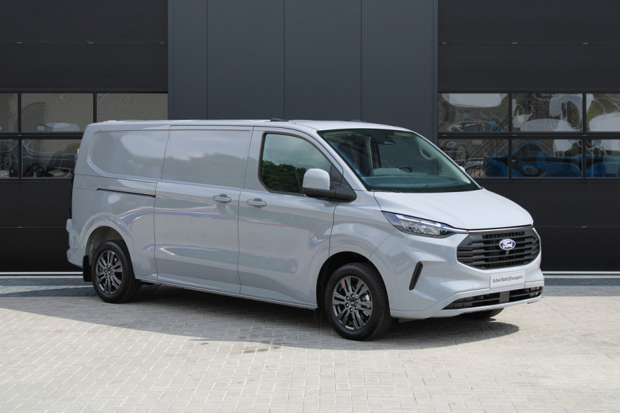 Ford Transit Custom 320 2.0 TDCI L2H1 Limited 150pk - 2x Schuifdeur - Adaptive Cruise - Verwarmd stuur - Blind spot - Navigatie - Camera - Draadloos