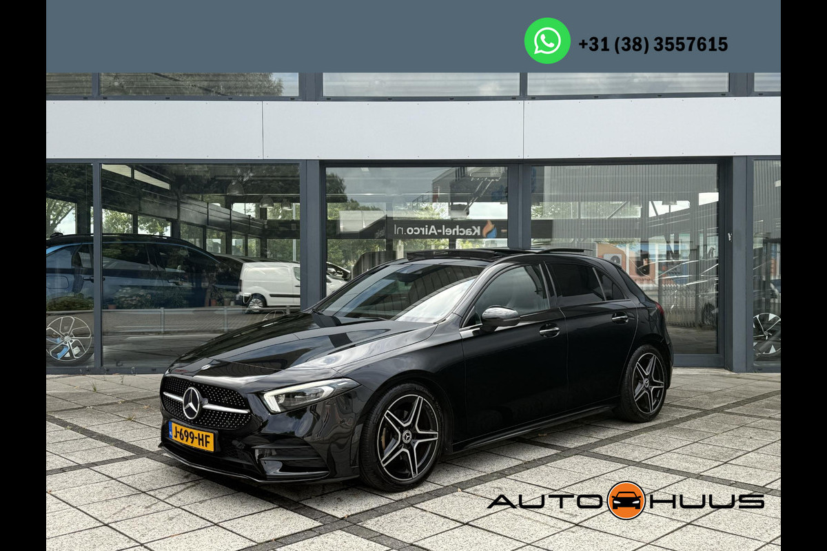 Mercedes-Benz A-Klasse 180 Aut. Sol. AMG Sport Mood Light Sfeer | Panorama | Burmester | Memory | Multi Beam