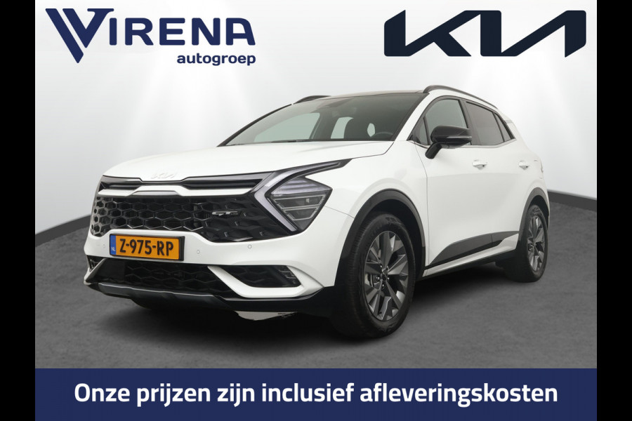 Kia Sportage 1.6 T-GDi Hybrid GT-Line Apple Carplay/Android Auto - Cruise Control - Dodehoekdetectie - Navigatie - Panoram Dak - Stuur/Stoel Verwarming Fabrieksgarantie tot 06-2031