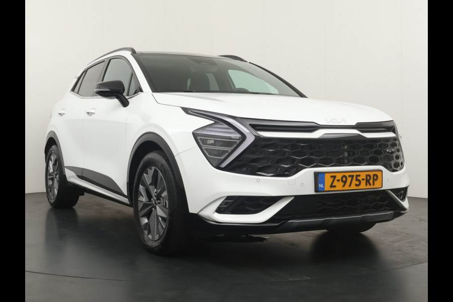 Kia Sportage 1.6 T-GDi Hybrid GT-Line Apple Carplay/Android Auto - Cruise Control - Dodehoekdetectie - Navigatie - Panoram Dak - Stuur/Stoel Verwarming Fabrieksgarantie tot 06-2031