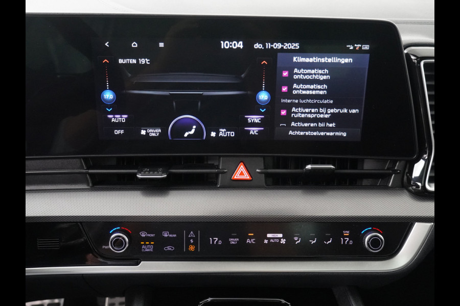 Kia Sportage 1.6 T-GDi Hybrid GT-Line Apple Carplay/Android Auto - Cruise Control - Dodehoekdetectie - Navigatie - Panoram Dak - Stuur/Stoel Verwarming Fabrieksgarantie tot 06-2031