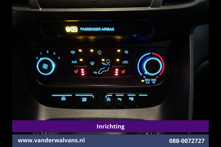 Ford Transit Connect 1.5 EcoBlue 120pk L1H1 inrichting Euro6 Airco | Camera | Navigatie | Cruiscontrol stoelverwarming, Verwarmde voorruit, Parkeersensoren