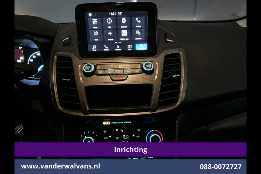 Ford Transit Connect 1.5 EcoBlue 120pk L1H1 inrichting Euro6 Airco | Camera | Navigatie | Cruiscontrol stoelverwarming, Verwarmde voorruit, Parkeersensoren