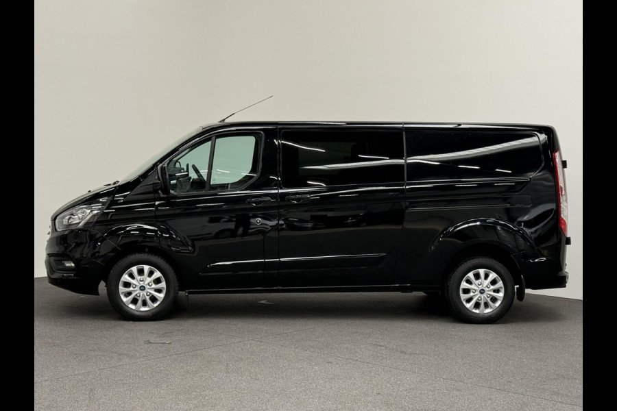 Ford Transit Custom 300 2.0 TDCI L2H1 Limited Dubbele cabine Navi Airco 2 Schuifdeuren Trekhaak PDC Camera Carplay DAB