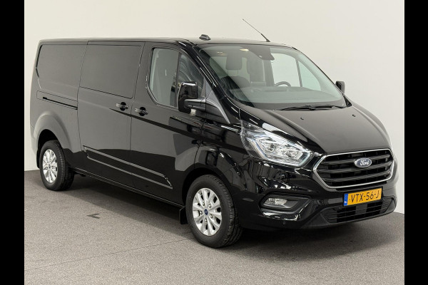 Ford Transit Custom 300 2.0 TDCI L2H1 Limited Dubbele cabine Navi Airco 2 Schuifdeuren Trekhaak PDC Camera Carplay DAB